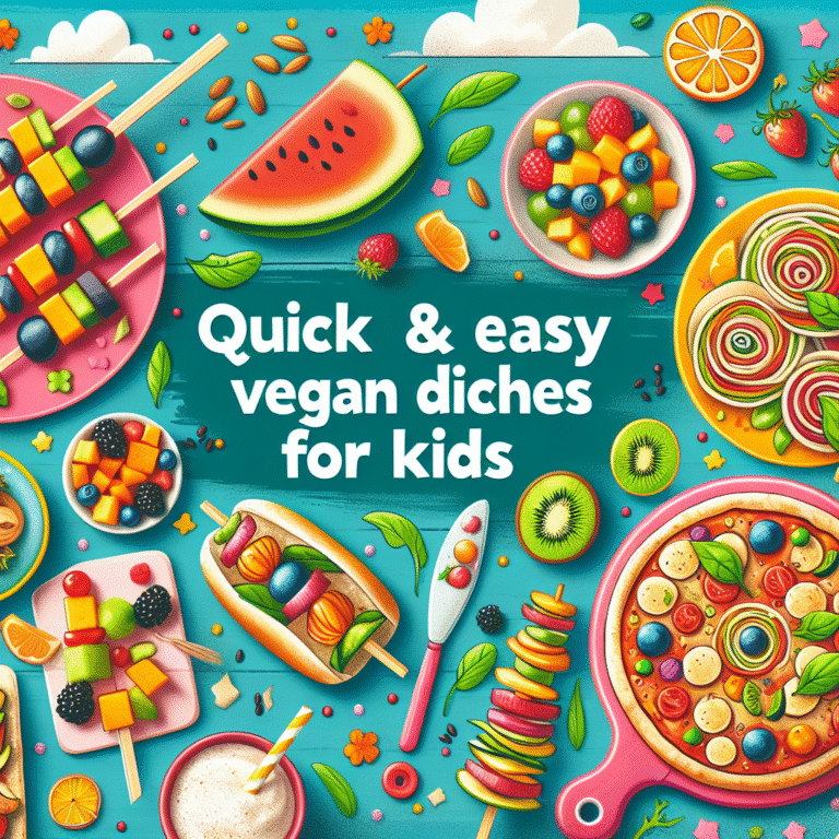 lanches veganos rápidos e fáceis para as crianças