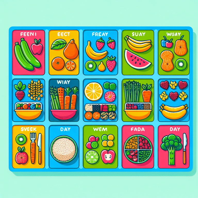 cardápio vegano nutritivo semanal para crianças