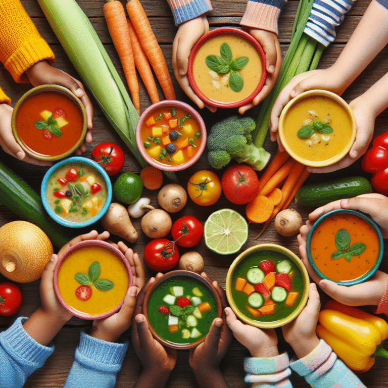 sopas veganas nutritivas que as crianças vão amar