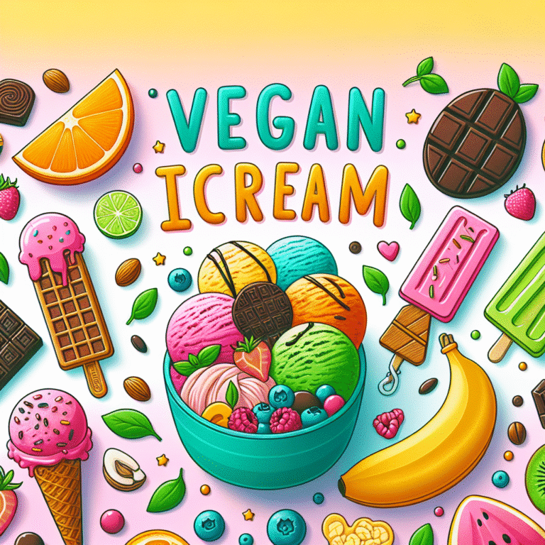 Receitas veganas de sorvete saudável para crianças: refrescos nutritivos