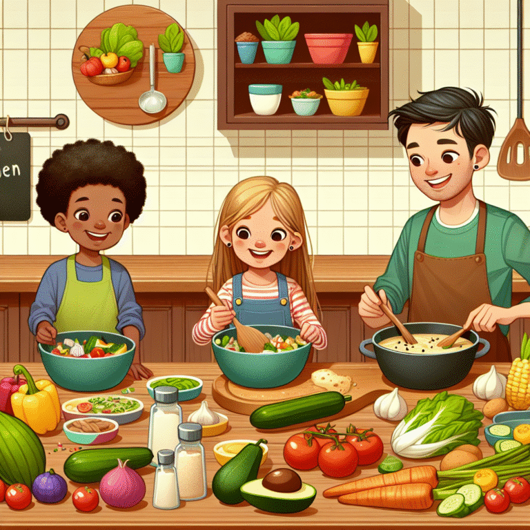 dicas para incentivar crianças a cozinhar receitas veganas