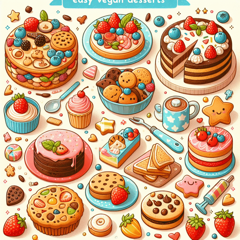 Sobremesas veganas fáceis para crianças: Delícias que vão conquistar