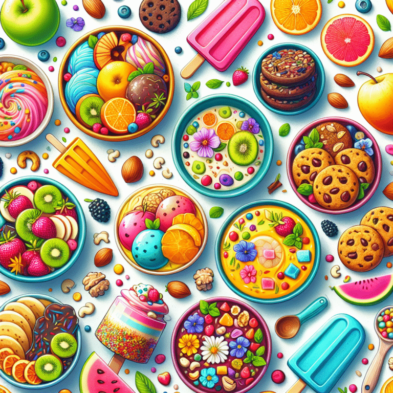 Sobremesas veganas sem açúcar para crianças: doces sem culpa