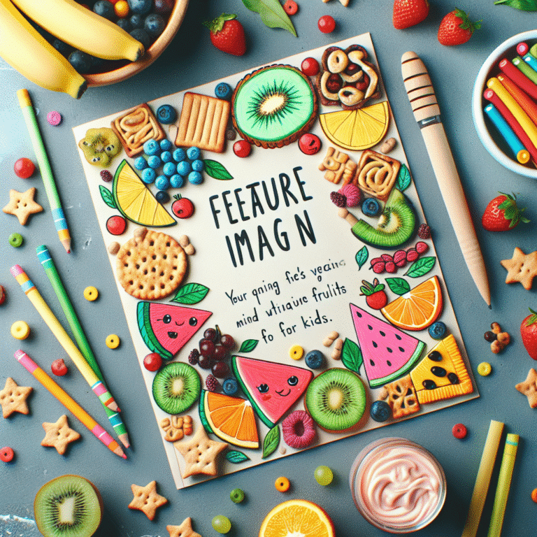 lanches veganos com frutas para crianças