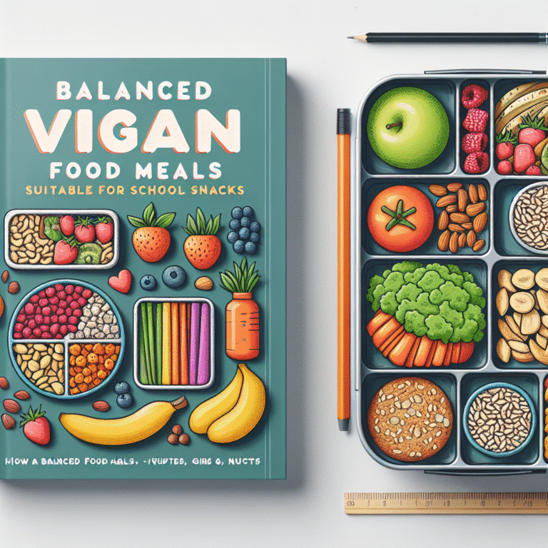 refeições veganas equilibradas para o lanche escolar