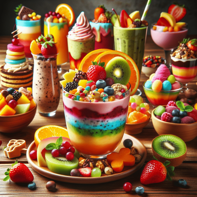 Sobremesas veganas nutritivas com frutas para crianças: uma explosão de sabor