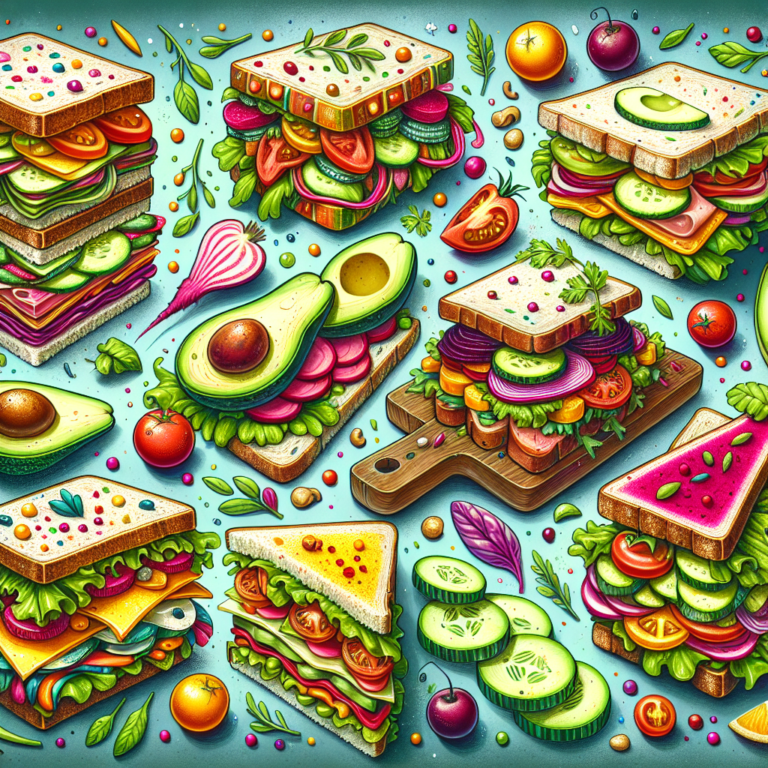 Receitas de sanduíches veganos para lanche infantil: criatividade e sabor