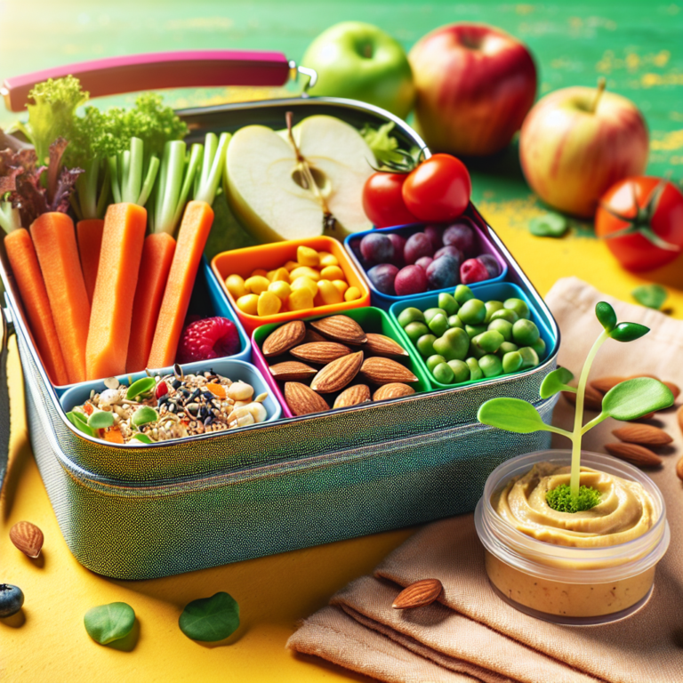 Lanches veganos nutritivos para escola: saúde em cada mordida