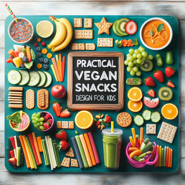 Ideias de lanches veganos práticos para crianças: agilidade e delícias