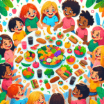 dicas estratégicas para crianças experimentarem alimentos veganos com prazer