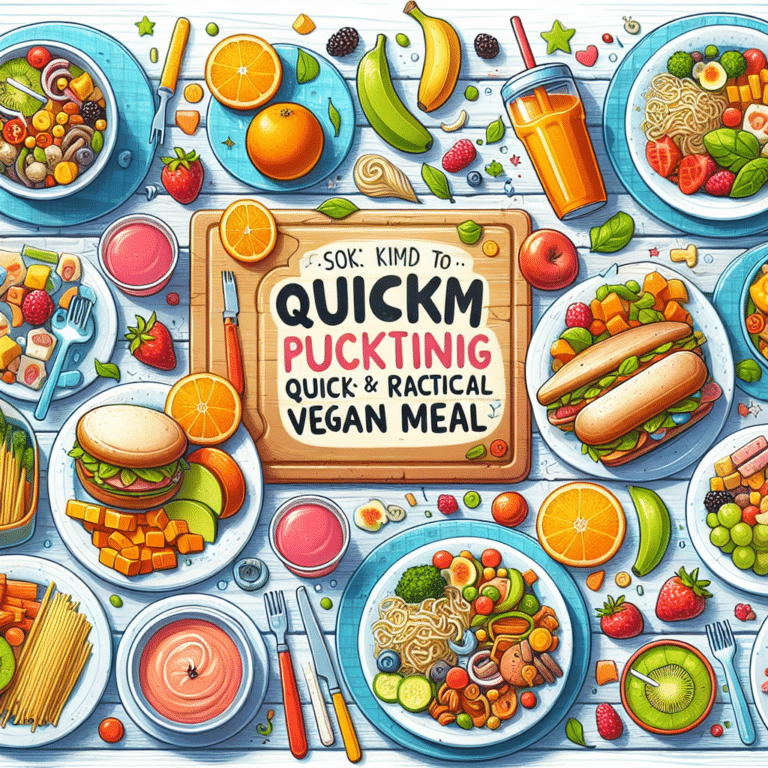 refeições veganas rápidas e práticas para o almoço infantil