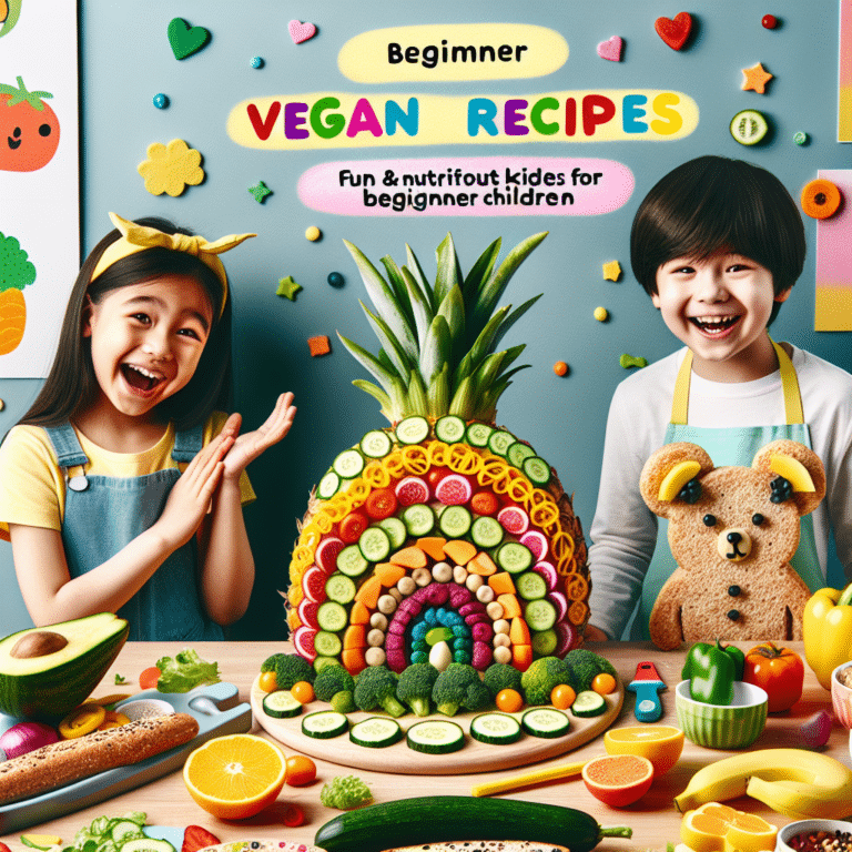 receitas veganas divertidas e nutritivas para crianças iniciantes