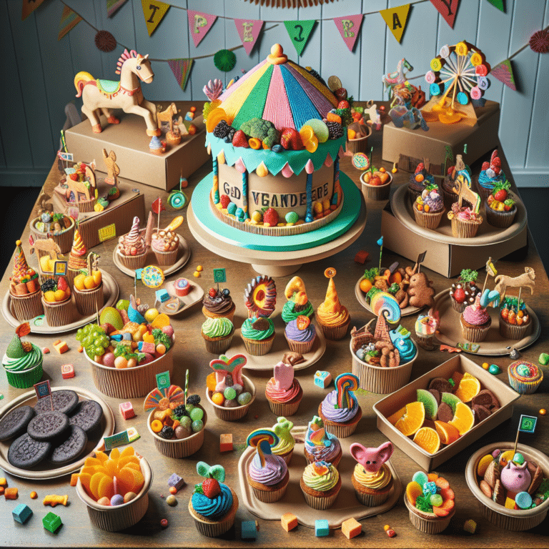 Sobremesas veganas criativas para festas infantis inesquecíveis