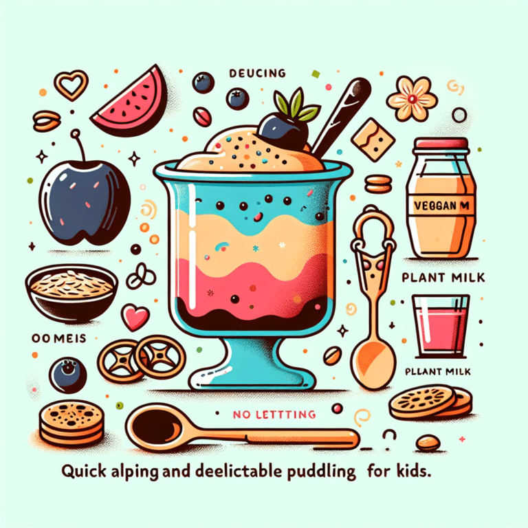 receitas veganas rápidas de pudim infantil: simples e saborosas